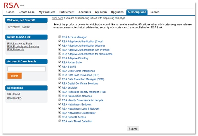 Subscriptions
