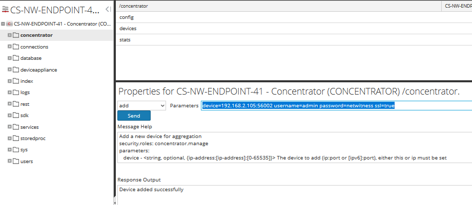 How to configure device aggregation to another RSA NetWitness environment using SSL